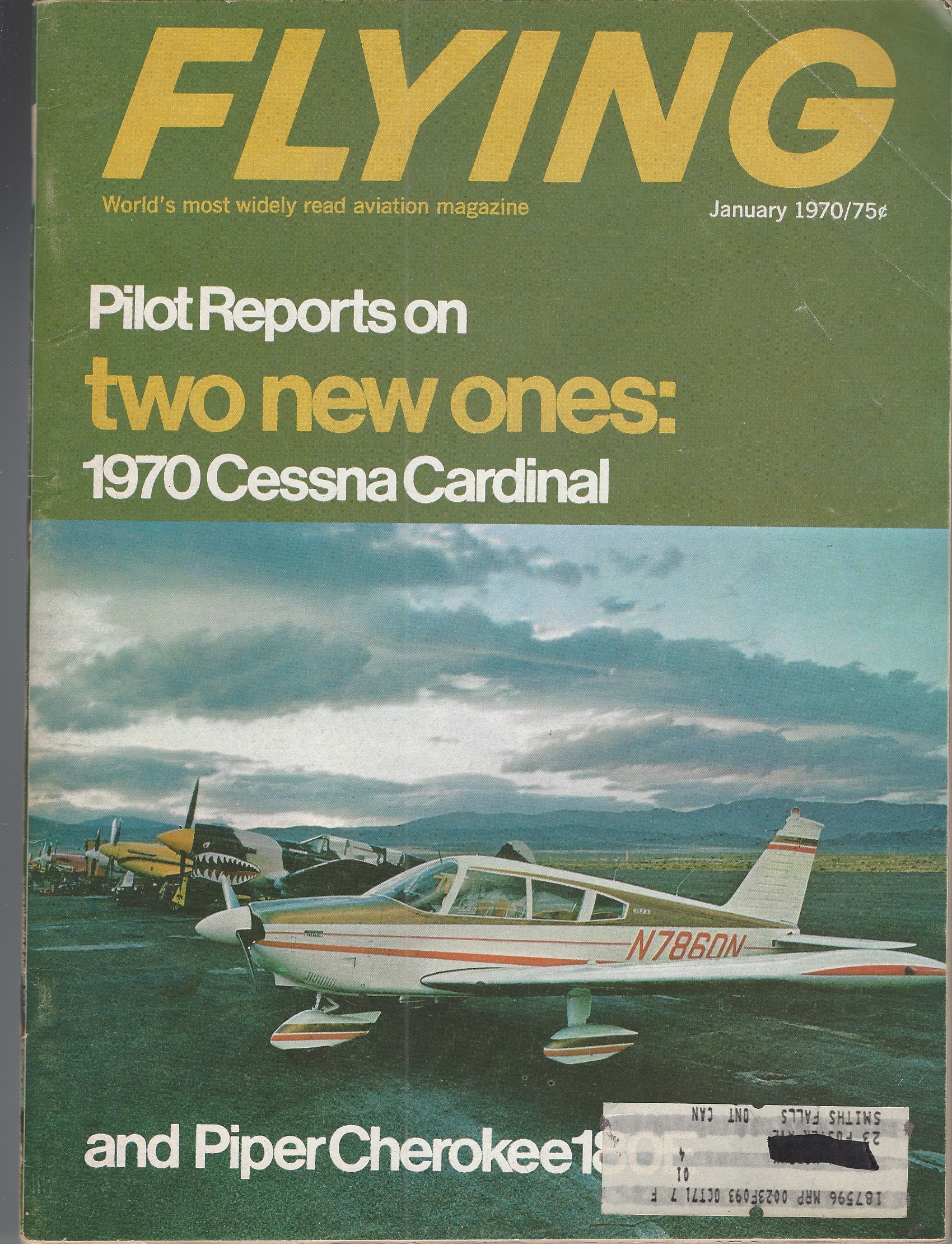 PARKE ROBERT B. - Flying Magazine. January 1970, Volume 86, Number 1