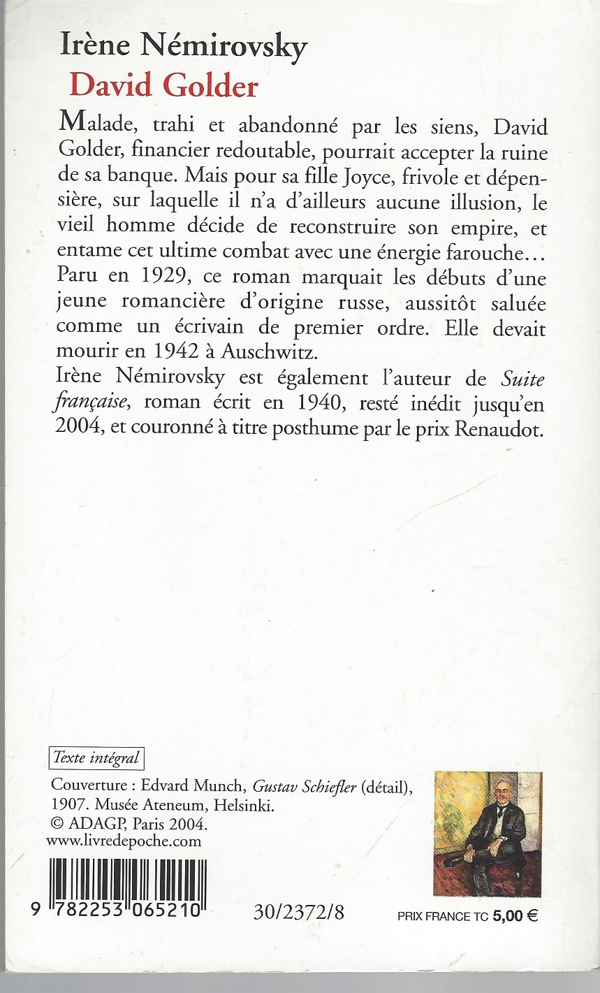 NMIROVSKY, IRNE - David Golder (French Edition)