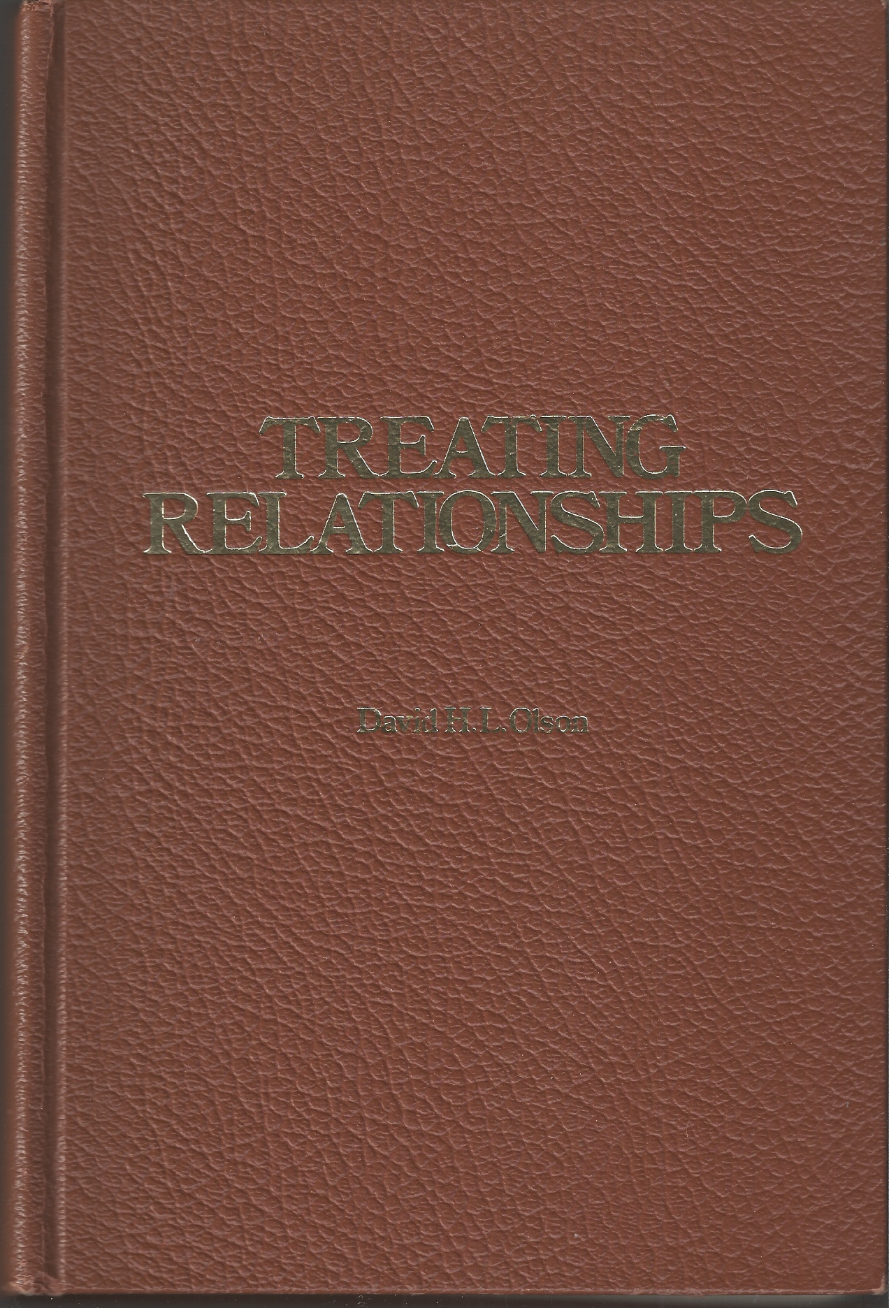 OLSON DAVID H.L. - Treating Relationships