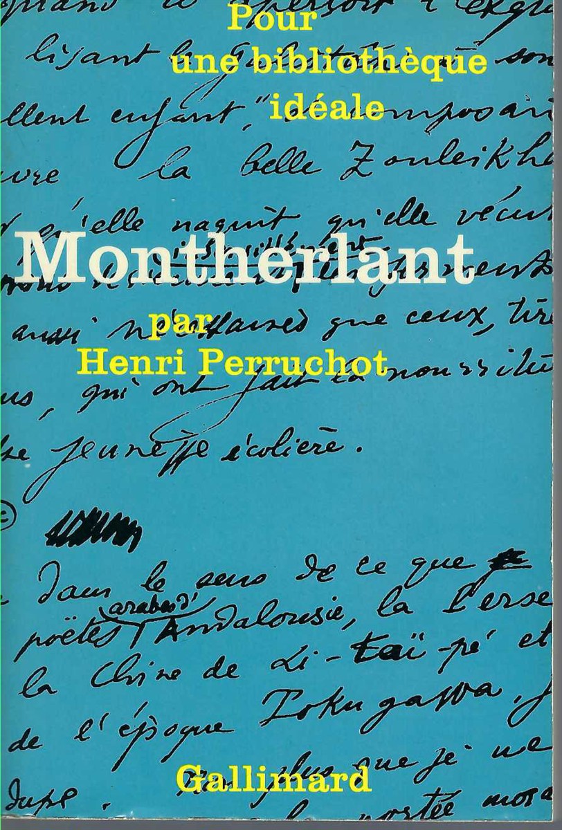 PERRUCHOT HENRI - Montherlant