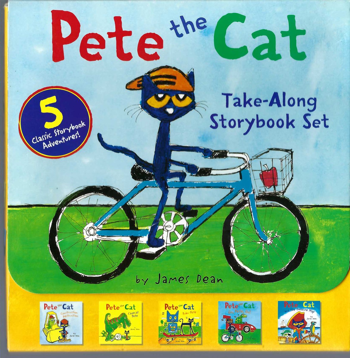 DEAN, JAMES &  KIMBERLY DEAN - Pete the Cat Take-Along Storybook Set 5-Book 8x8 Set