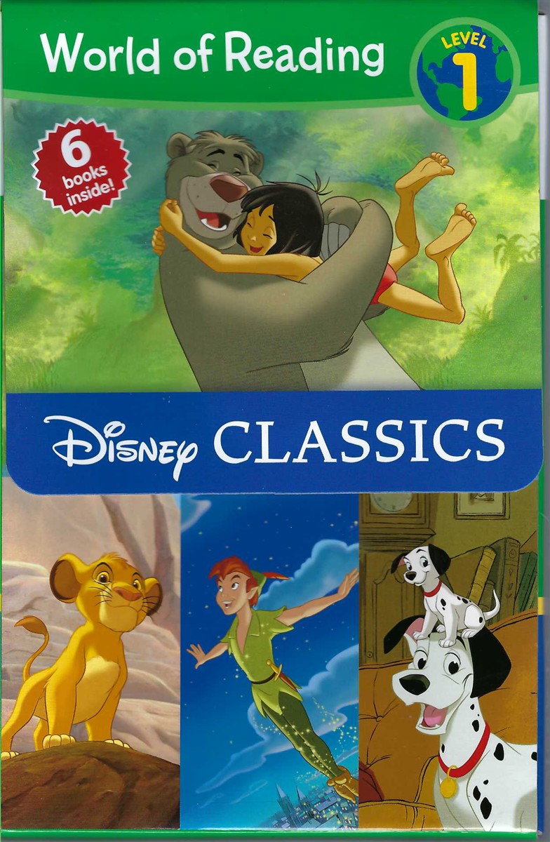 GROUP, DISNEY BOOK - World of Reading Disney Classic Characters Level 1 Boxed Set