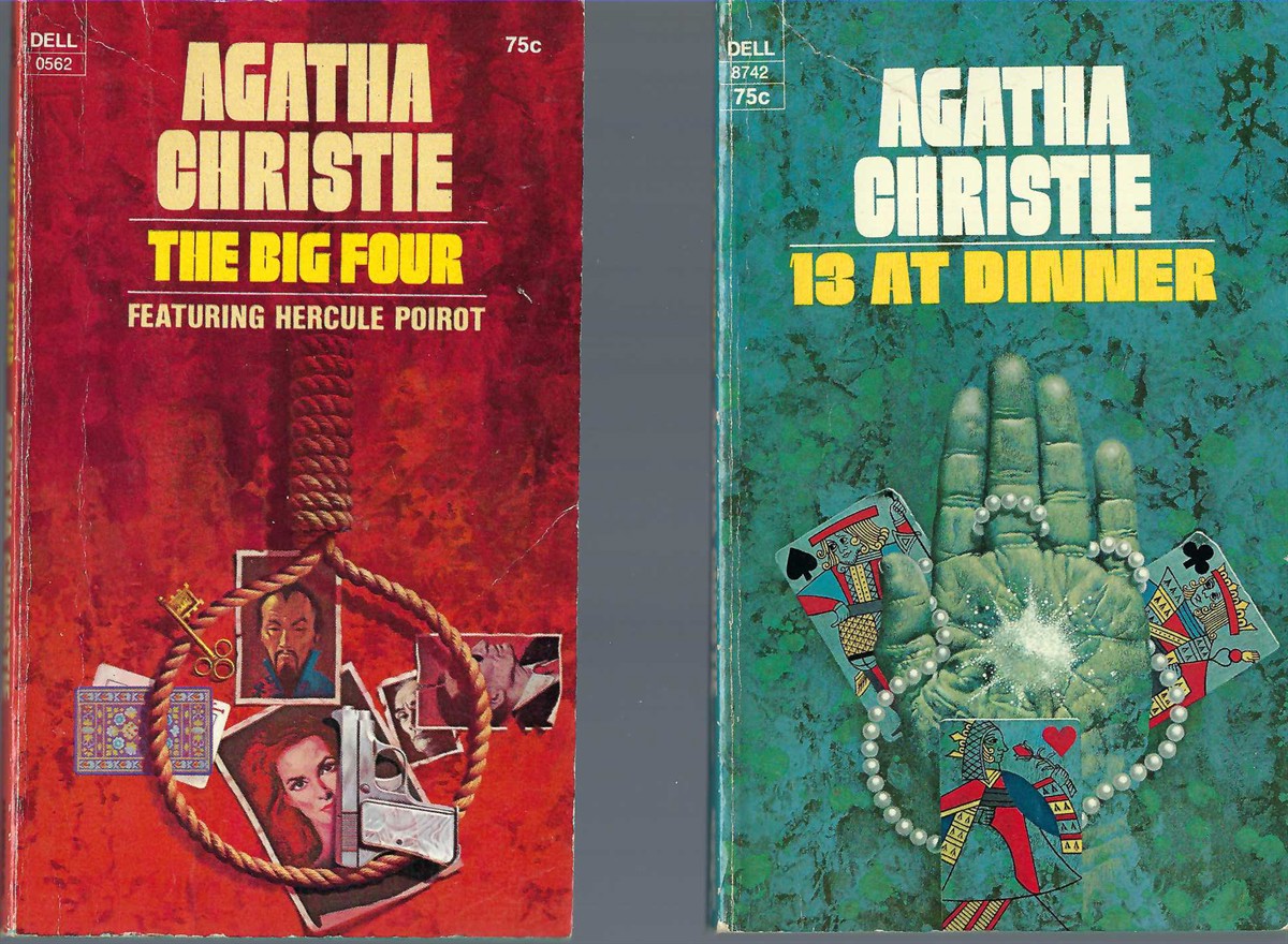 CHRISTIE AGATHA - A Set of Seven Volumes: The Secret of Chimneys, the Big Four, the Moving Finger,13 at Dinner, Murder at Hazelmoor, the Mousetrap, Appointment with Death