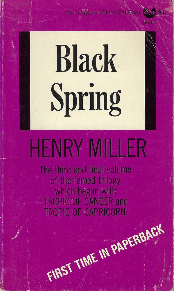 MILLER HENRY - Black Spring