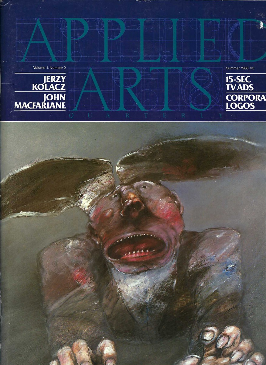 LEIGHTON TONY, EDITOR - Applied Arts Quarterly, Spring 1986, Volume 1, Number 2
