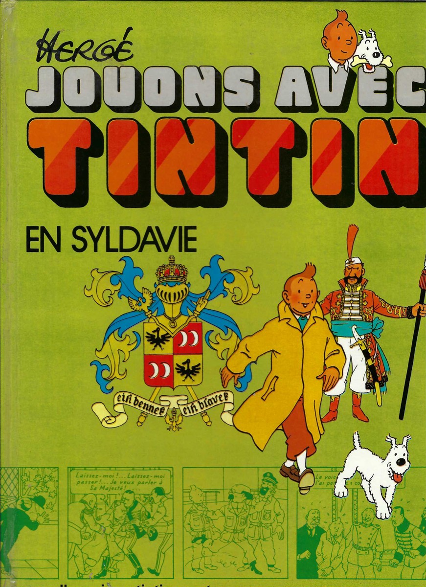 HERGE - Jouons Avec Tintin - en Sylvanie - Un Album-Jeux Tintin.