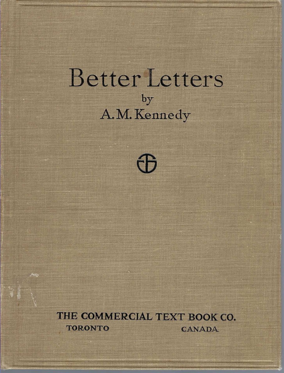 KENNEDY A. M. - Better Letters