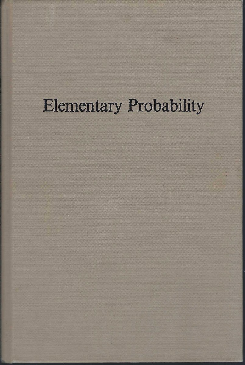 THORP, EDWARD O - Elementary Probability