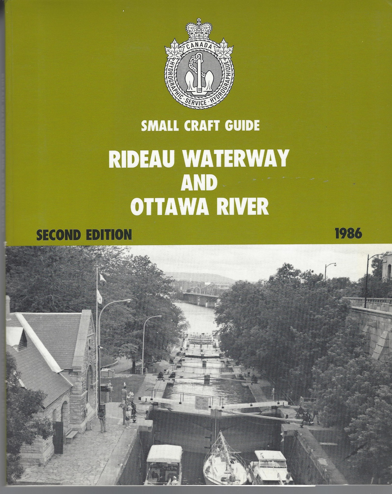 CANADIAN HYDROGRAPHIC SERVICE - Small Craft Guide, Rideau Waterway and Ottawa River
