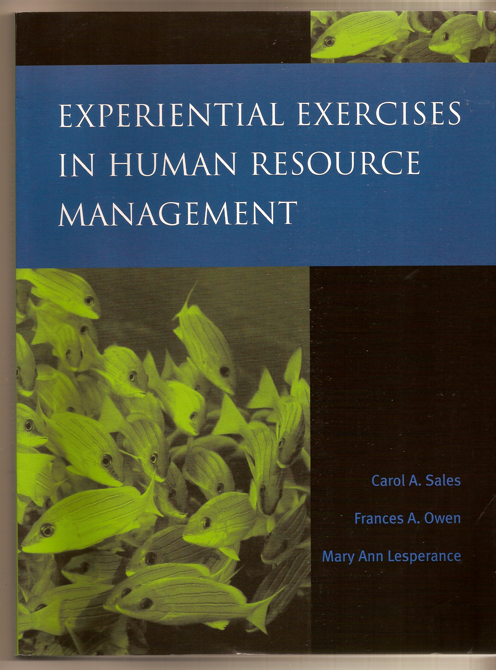 SALES CAROL A. , FRANCES A. OWEN, MARY ANN LESPERANCE - Experiential Exercises in Human Resource Management