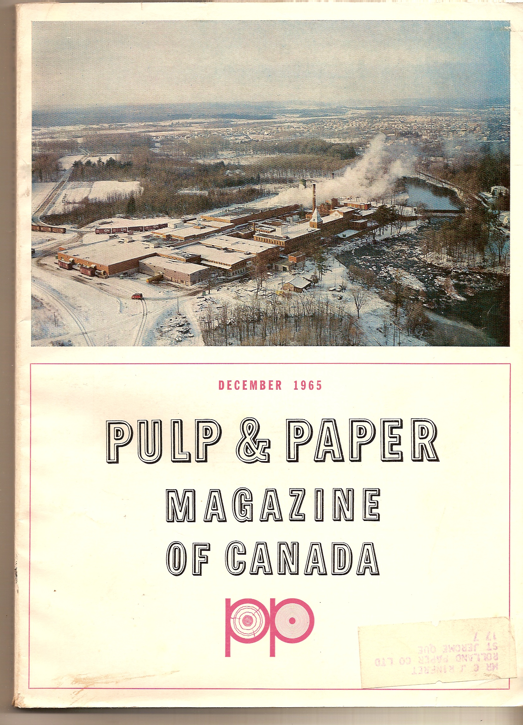 STEPHENSON J. N. , EDITOR - Pulp & Paper Magazine of Canada