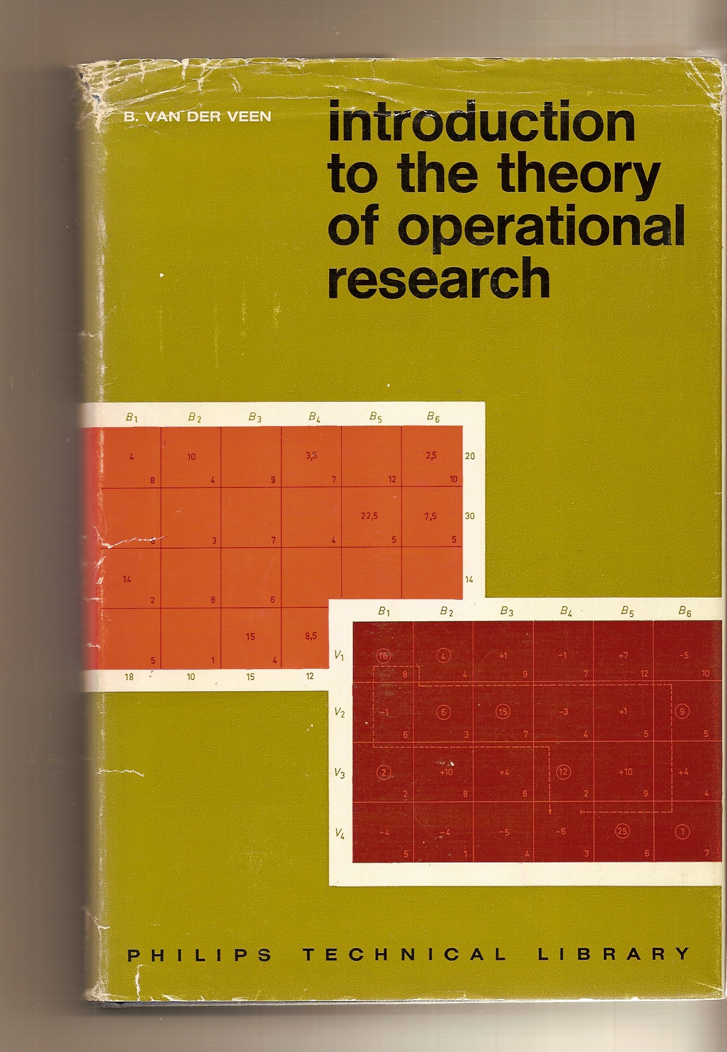 VAN DER VEEN B. - Introduction to the Theory of Operational Research