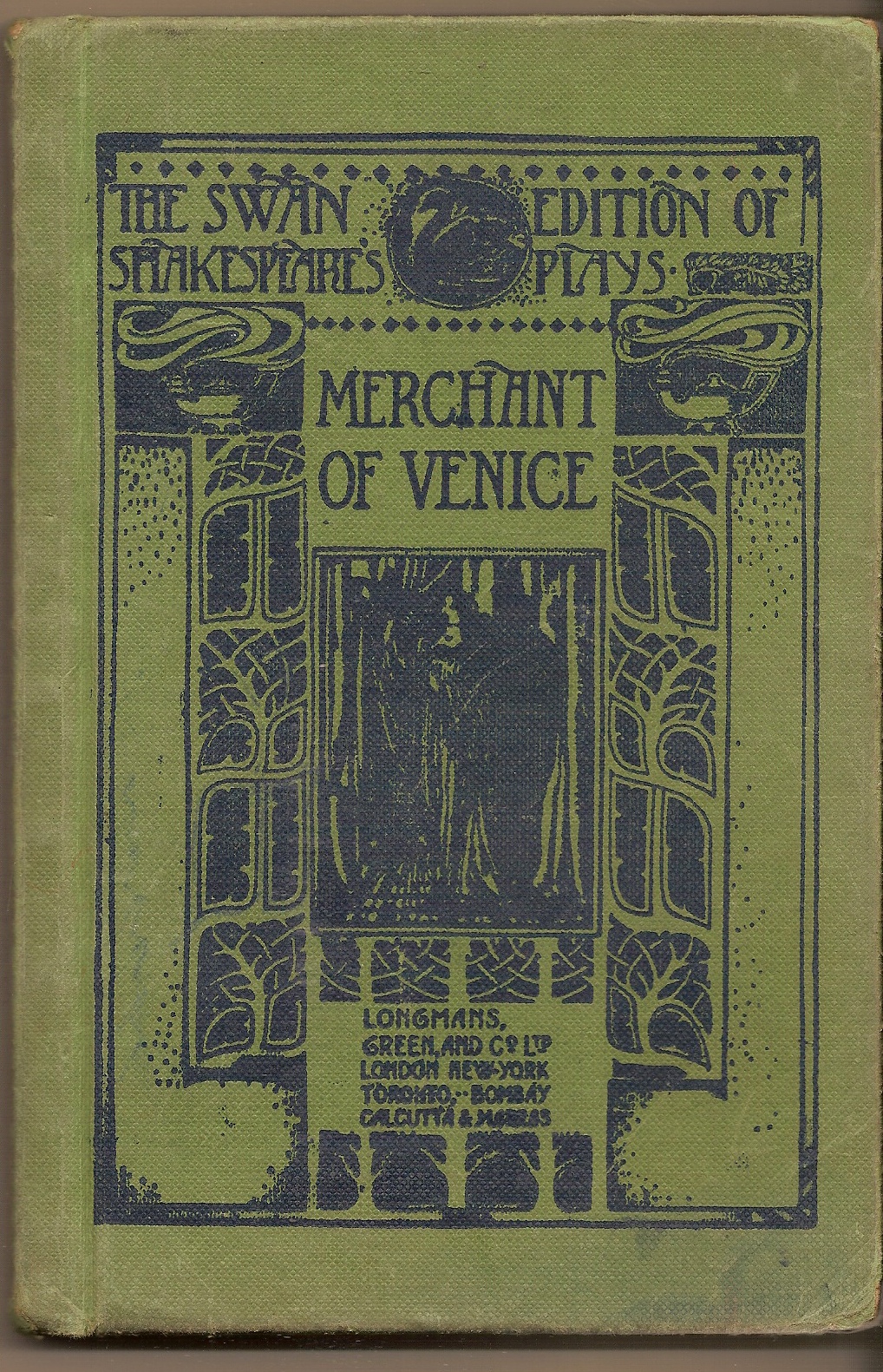 SHAKESPEARE, WILLIAM; BIDGOOD, JOHN (NOTES); COWPERTHWAITE, W. A. (CHARACTER SKETCHES) - Merchant of Venice , the Canadian Edition of Swan Shakespeare