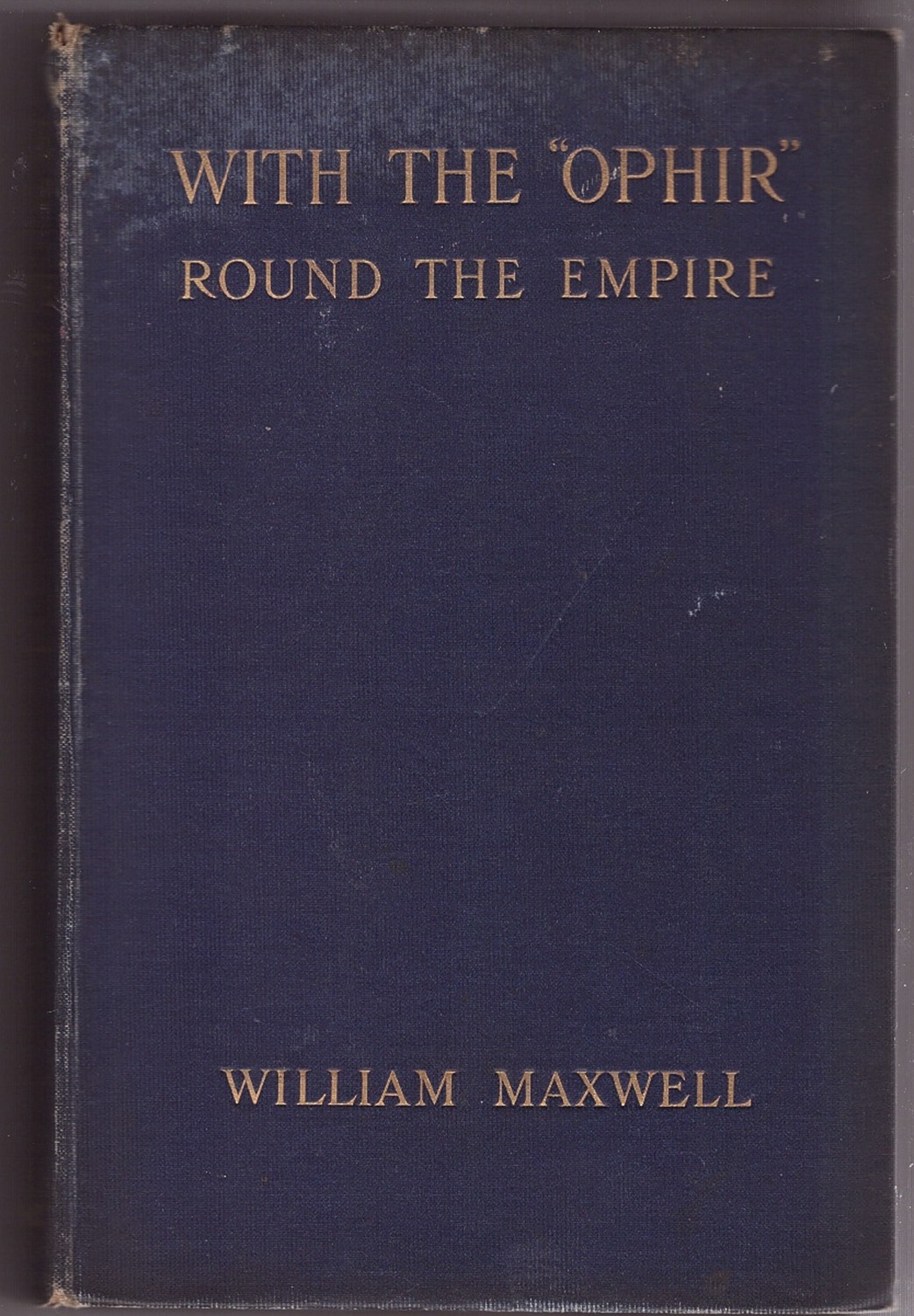 MAXWELL, WILLIAM - With the 