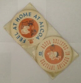 EPHEMERA [ALCOA] [ADVERTISING] [ALCOA INC. (FROM ALUMINUM COMPANY OF AMERICA)] - Ephemera - a Shrinkwrapped Package of Thick Paper Coasters with Alcoa Advertising on Them. Circl 1960's
