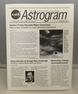 NASA - Nasa Astrogram (Ames Research Center, Moffett Field, Ca) January 26, 1996