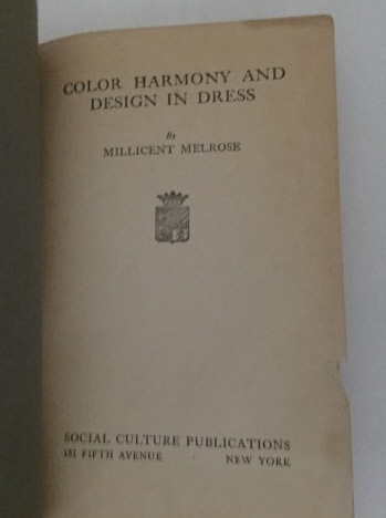 Image for Color Harmony And Design In Dress