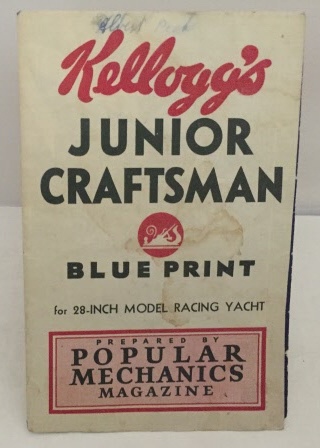 Image for Kellogg's Junior Craftsman Blue Print for 28 Inch Model Racing Yacht