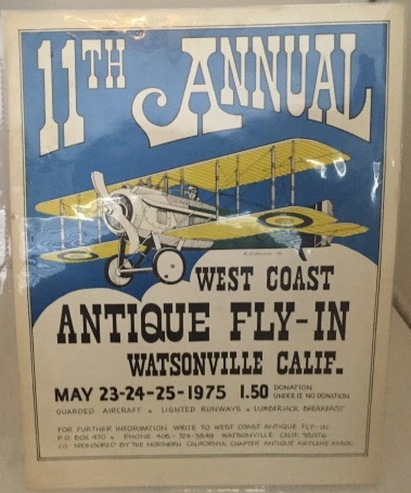 Image for Broadside Flier For The Watsonville, Ca West Coast Antique Fly-in
