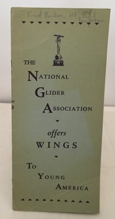 EVANS, EDWARD S. AND NATIONAL GLIDER ASSOCIATION, INC. - The National Glider Association Offers Wings to Young America