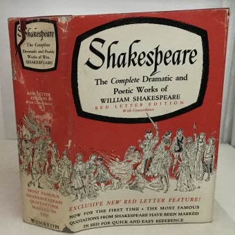 Image for The Complete Dramatic And Poetic Works Of William Shakespeare Red Letter Edition (With Concordance)