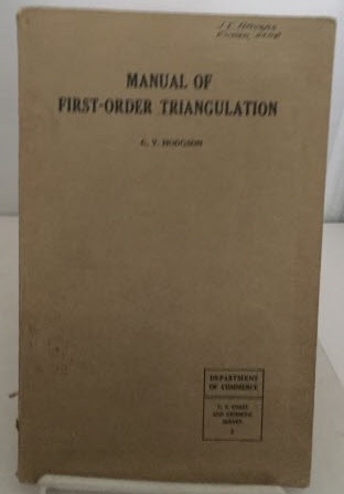 HODGSON, C. V. - Manual of First-Order Triangulation (Special Publication No. 120)