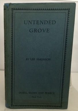 SIMONSON, LEE - Untended Grove