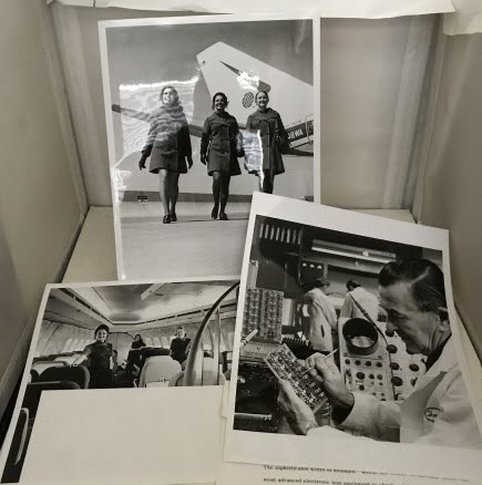 WORLD AIRWAYS - Group of Five Promotional Photos from World Airways from the Early 1970's