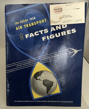 Image for Air Transport Facts And Figures 19th Edition 1958