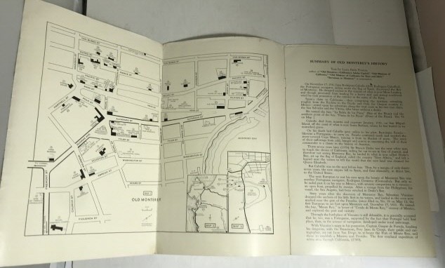 POWERS, LAURA BRIDE (TEXT BY) - Guide Map of Old Monterey and Vicinity Showing Historic Buildings with Their Description History and Romantic Interest