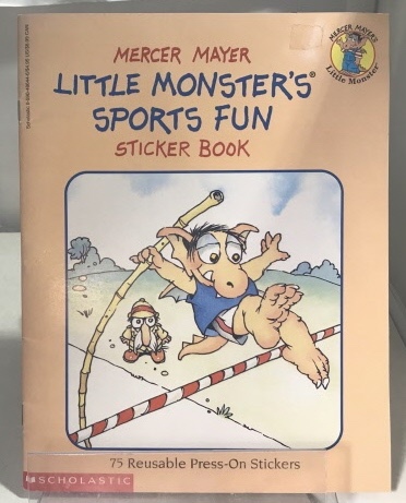 MAYER, MERCER - Little Monster's Sports Fun Sticker Book 75 Reusable Press-on Stickers