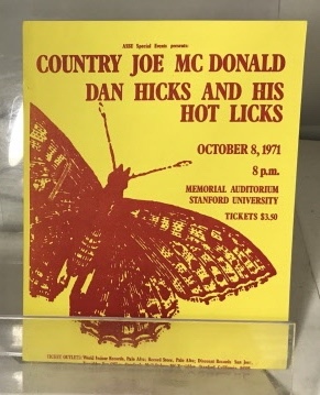 Image for ASSU Special Events Presents, Country Joe Mcdonald Dan Hicks And His Hot Licks October 8, 1971 (Memorial Auditorium Stanford University)