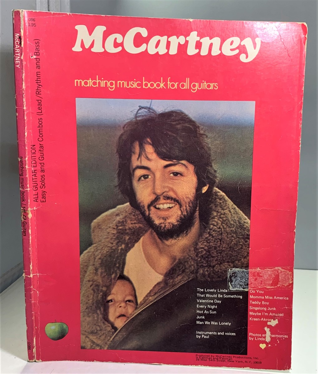 MCCARTNEY, PAUL - Mccartney Matching Music Book for All Guitars
