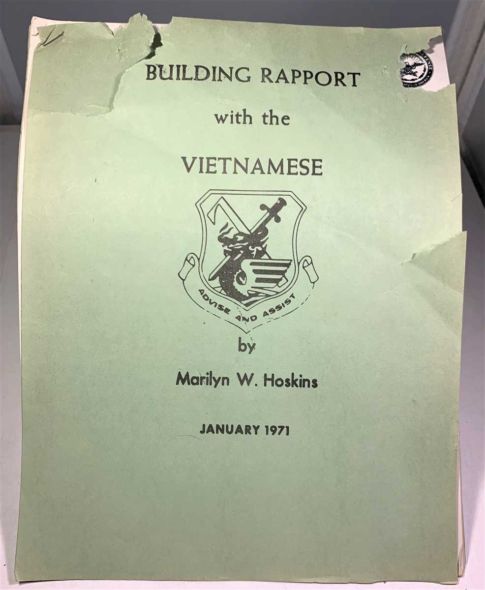 HOSKINS, MARILYN W. - Building Rapport with the Vietnamese