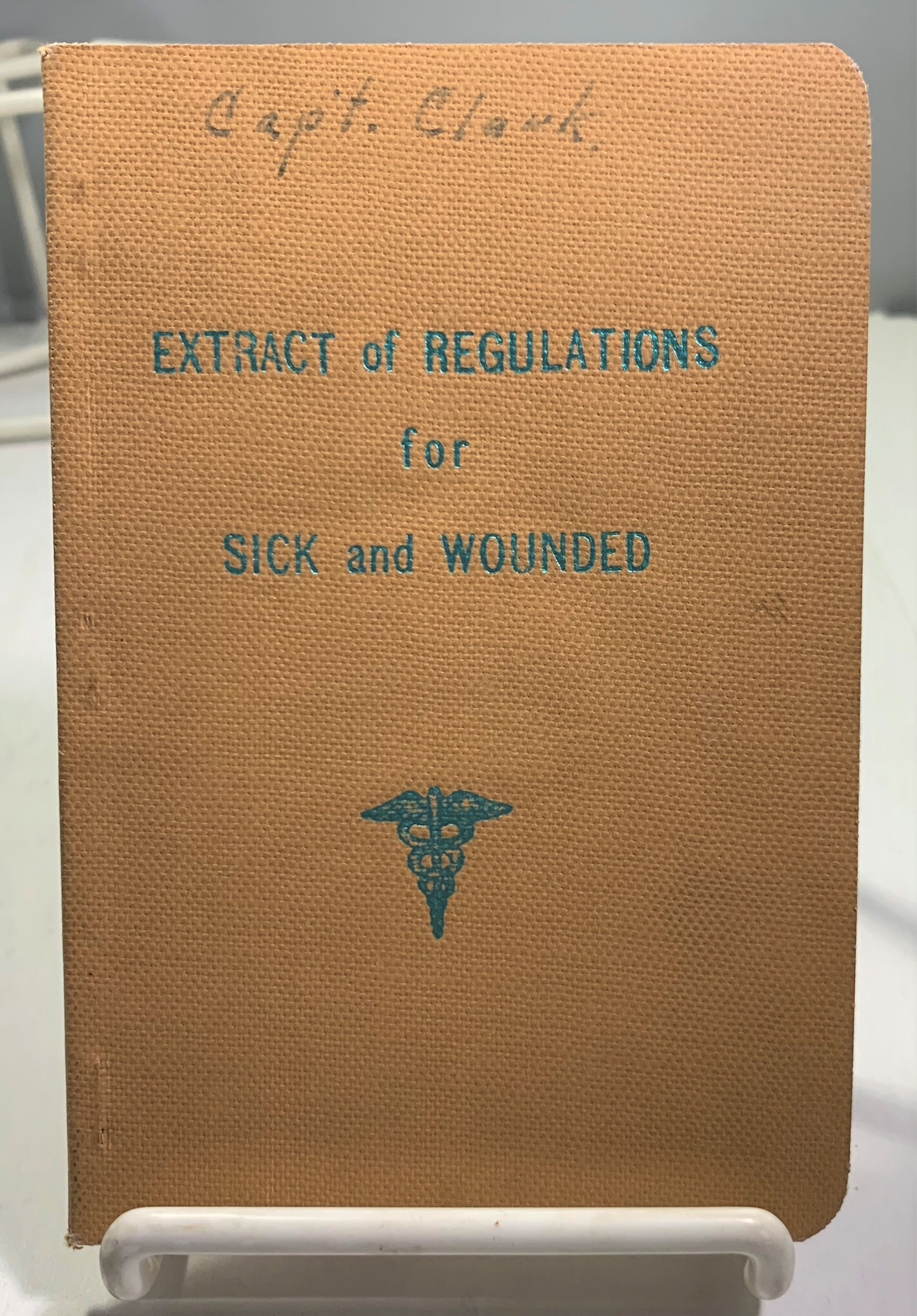 Image for Extract Of Regulations For Sick And Wounded