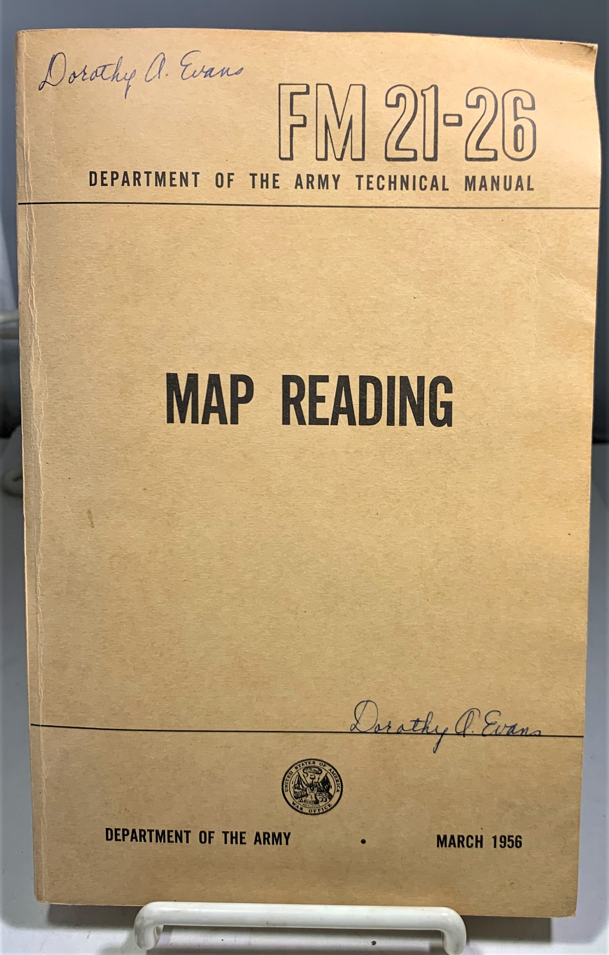 DEPARTMENT OF THE ARMY - Department of the Army Technical Manual: Map Reading Fm 21-26