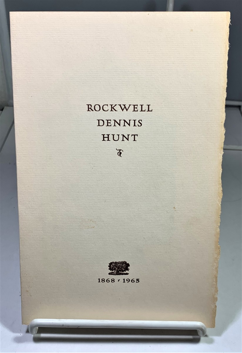 NO AUTHOR LISTED - Rockwell Dennis Hunt 1868-1965