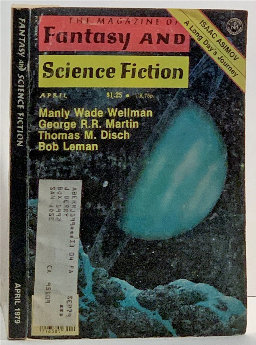 FERMAN, EDWARD (PUBLISHER) - The Magazine of Fantasy and Science Fiction April 1979 - 30th Anniversary