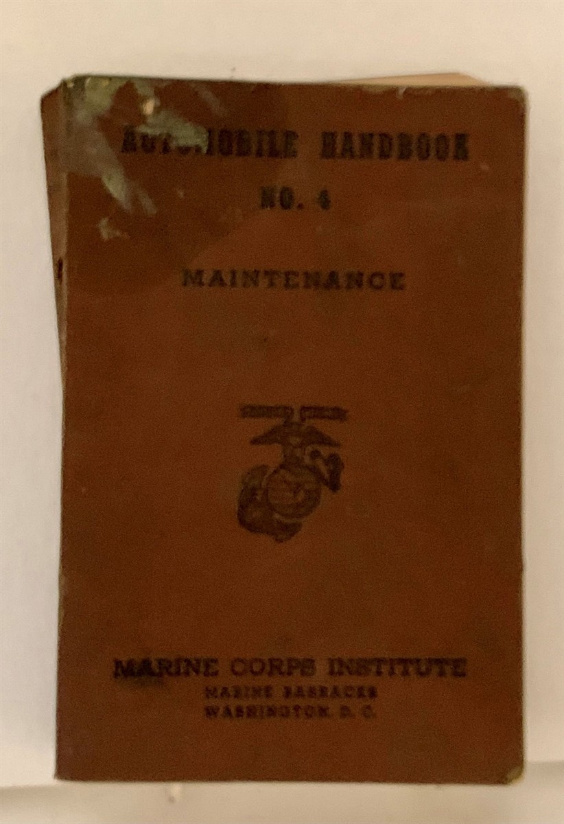 Image for Automobile Handbook No. 4 - Maintenance An Extension Course Text and a General Reference Handbook