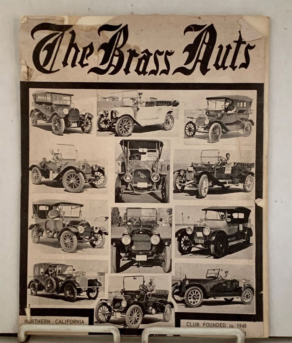 Image for The Brass Nuts: August 1962 (vol. 12 Number 8)  Published by the Northern California Regional Group of the Horseless Carriage Club of America