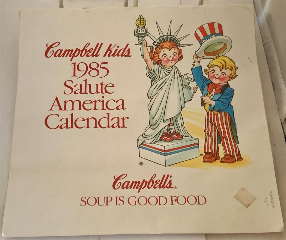 Image for Campbell Kids 1985 Salute America Calendar