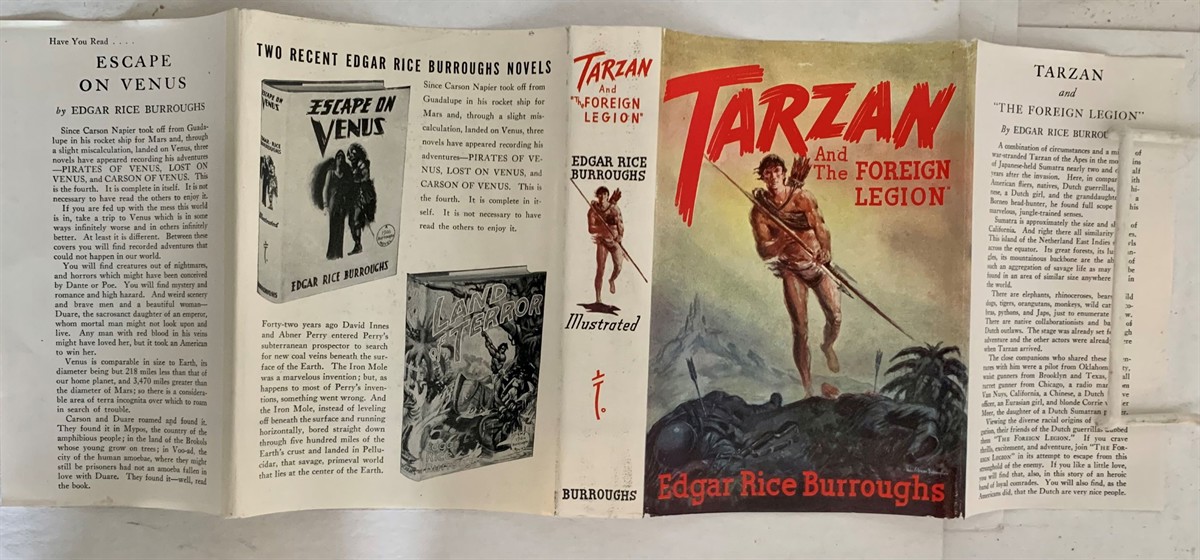 BURROUGHS, EDGAR RICE - Tarzan and the Foreign Legion
