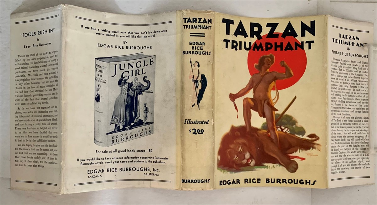 BURROUGHS, EDGAR RICE - Tarzan Triumphant