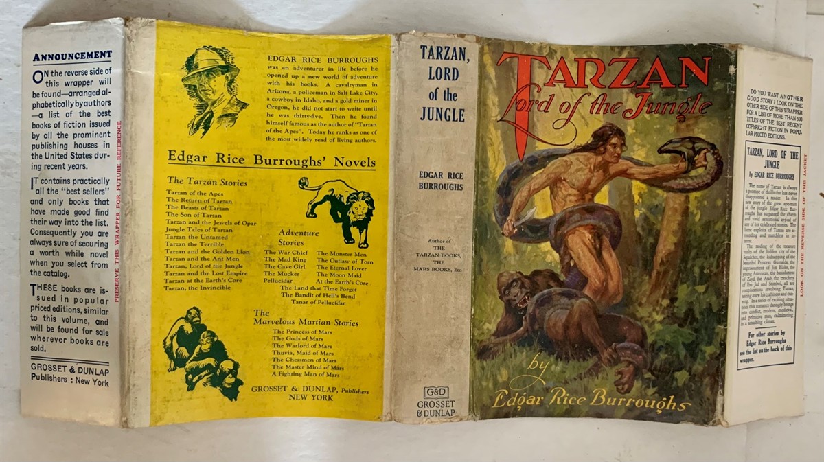 BURROUGHS, EDGAR RICE - Tarzan Lord of the Jungle
