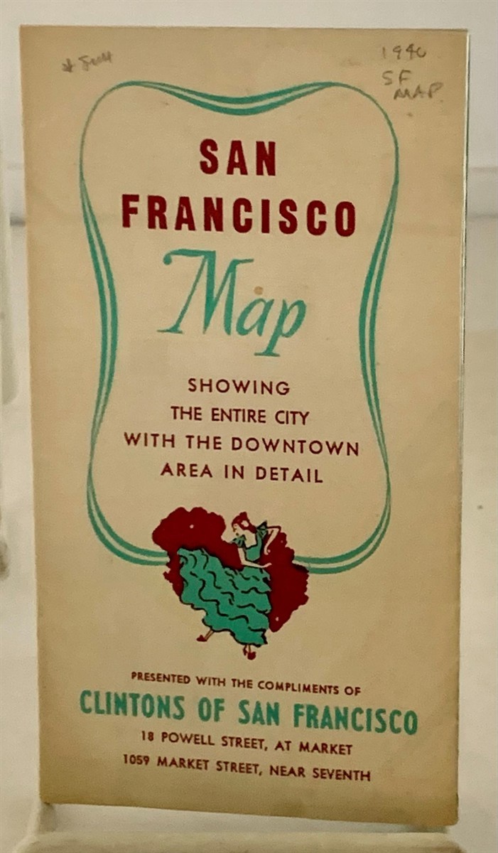 Image for San Francisco Map Showing the Entire City with the Downtown Area in Detail