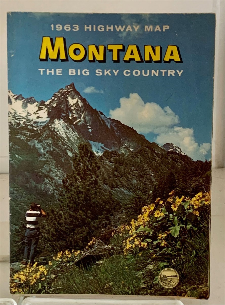 Image for Montana 1963 Highway Map The Big Sky Country