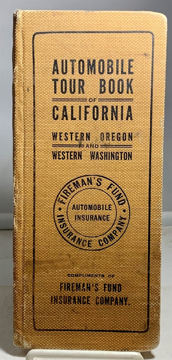 Image for Automobile Tour Book Of California Including Western Oregon and Western Washington