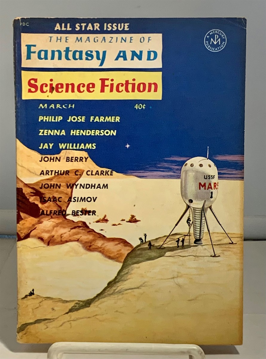 FERMAN, JOSEPH (EDITOR) - The Magazine of Fantasy and Science Fiction March 1961; Vol. 20. No. 3
