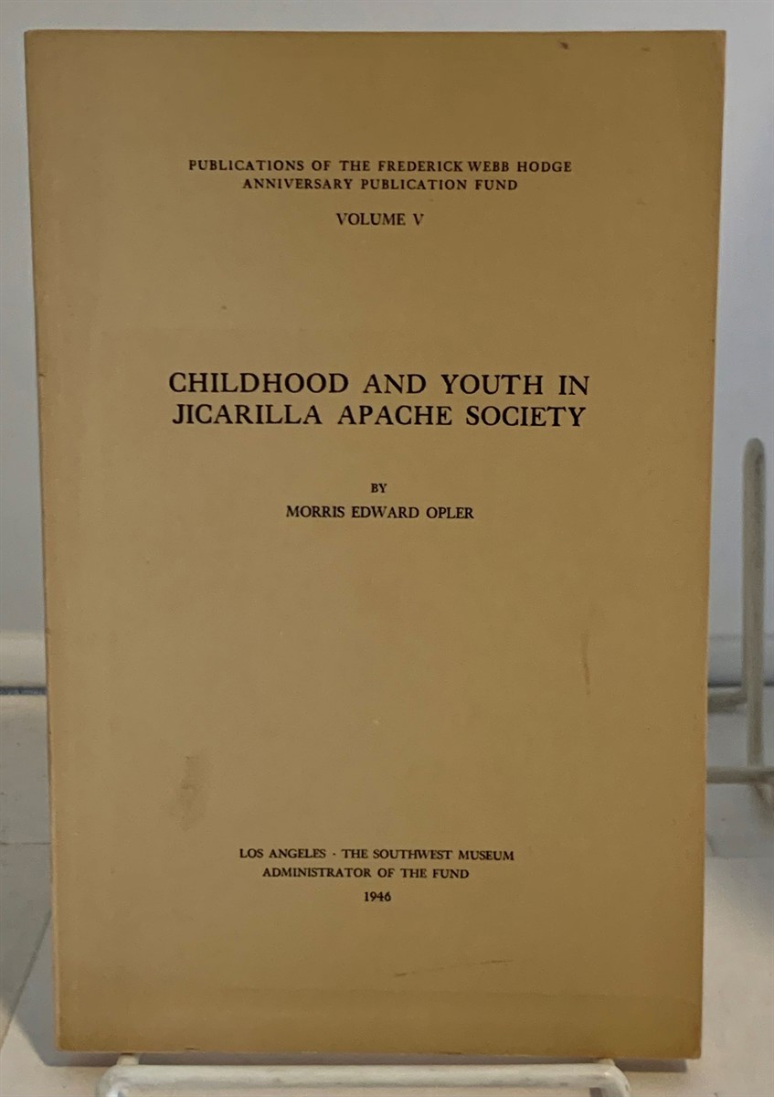 Image for Childhood and Youth in Jicarilla Apache Society