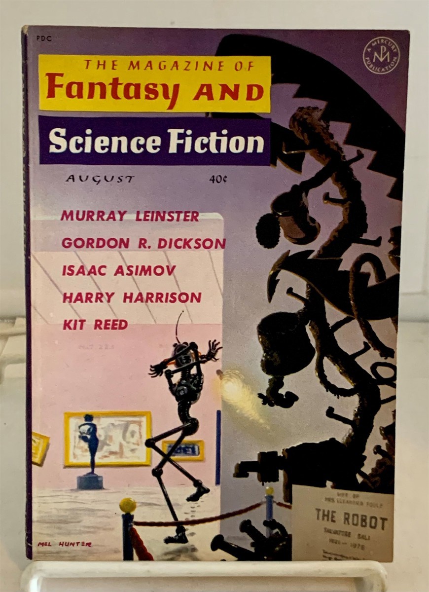BESTER, ALFRED (EDITOR) - The Magazine of Fantasy and Science Fiction (August 1961) Volume 21. No. 2